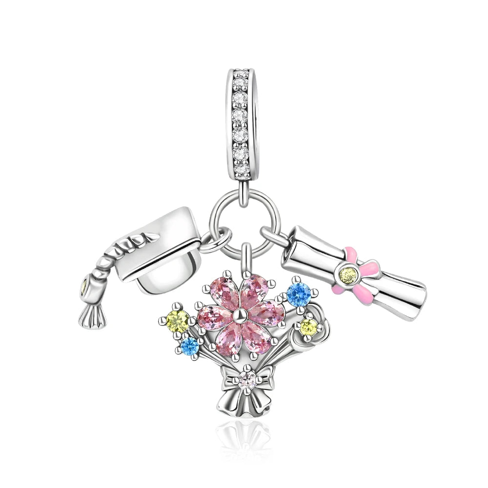 Abschlussbouquet – Charm-Anhänger