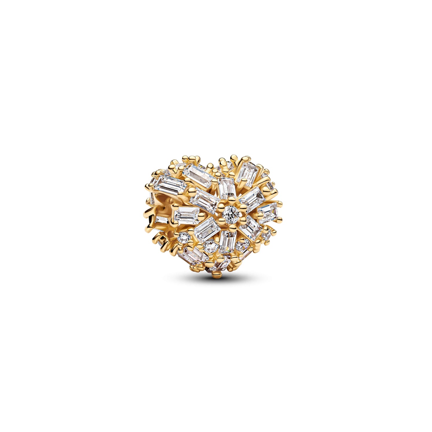 Kristallherz Gold – Charm