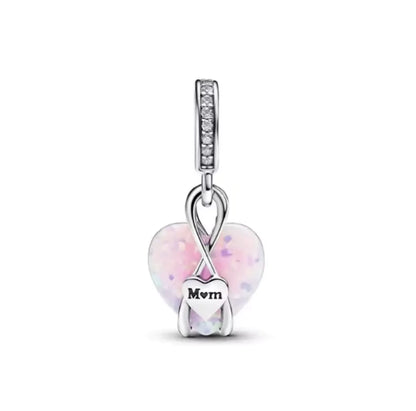 Opal Herz Charm-Anhänger