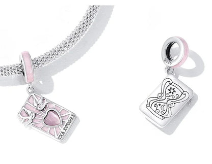 Tarotkarten "The Lovers" - Charm-Anhänger