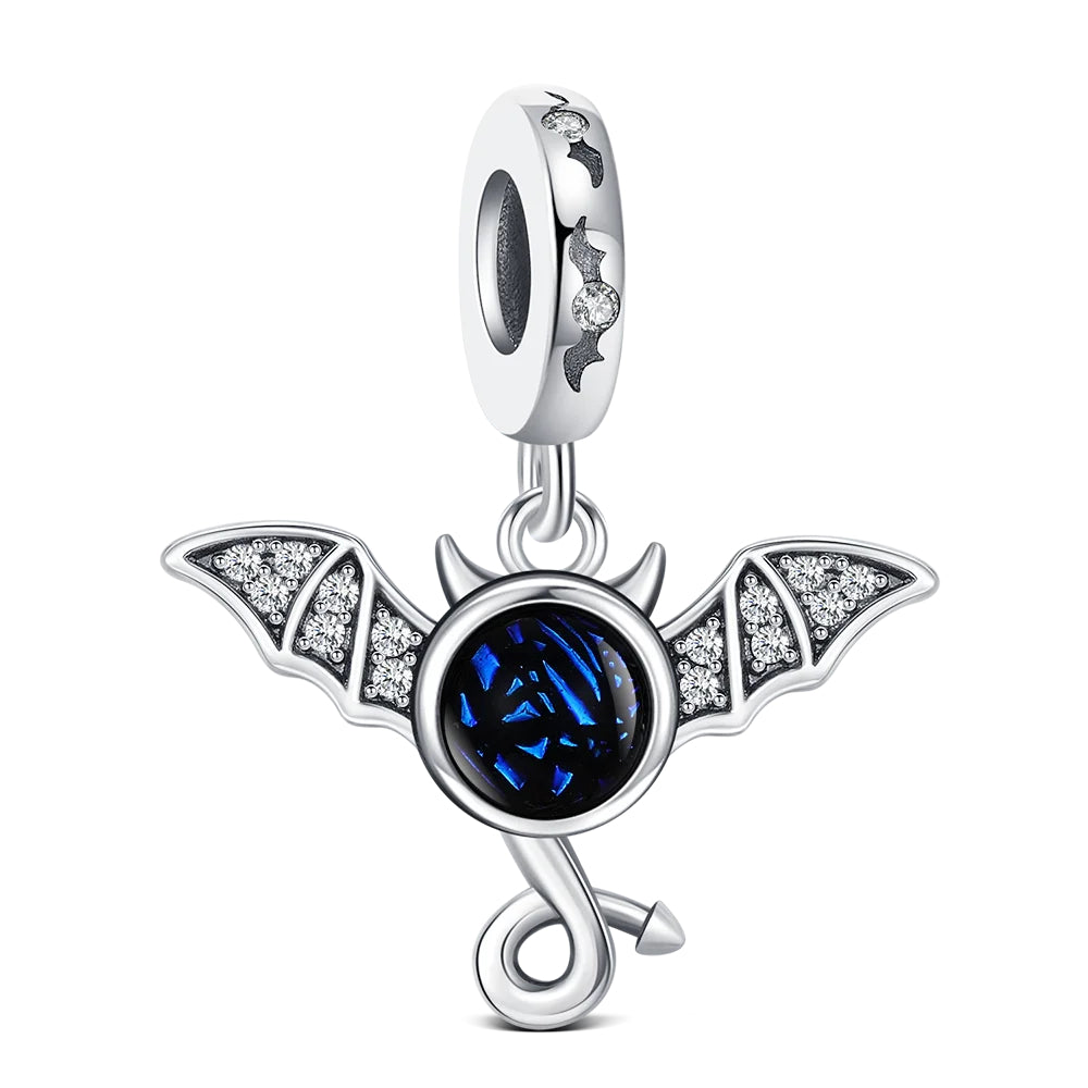 Fledermaus mit Kristall – Charm