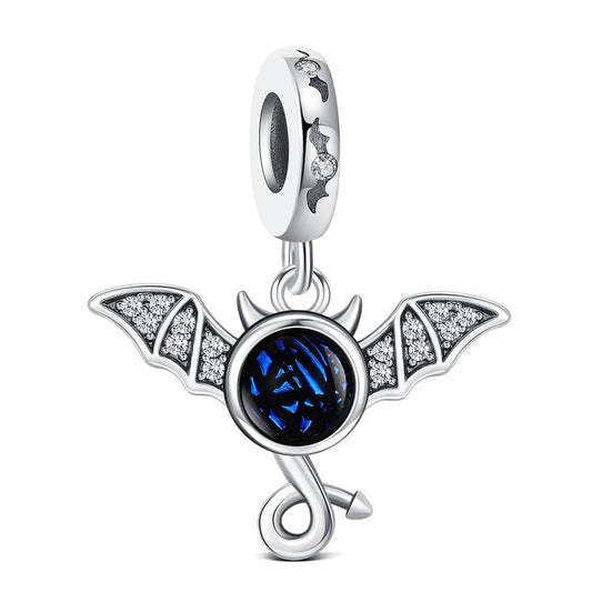 Fledermaus mit Kristall – Charm