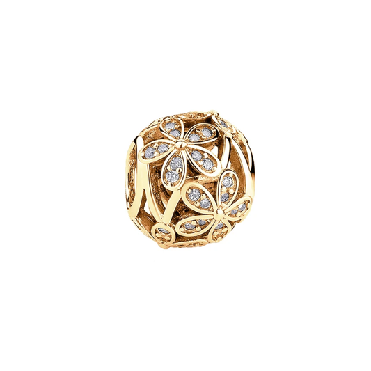 Goldener Blütenzauber - Charm