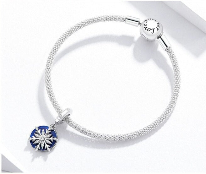 Schneeflocke - Charm-Anhänger