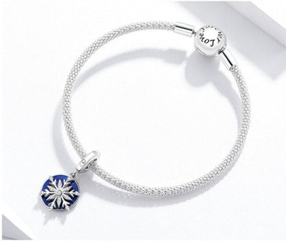 Schneeflocke - Charm-Anhänger