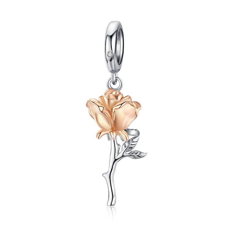Rose - Charm-Anhänger