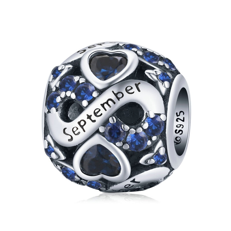 Geburtsstein September "unendliche Liebe" - Charm