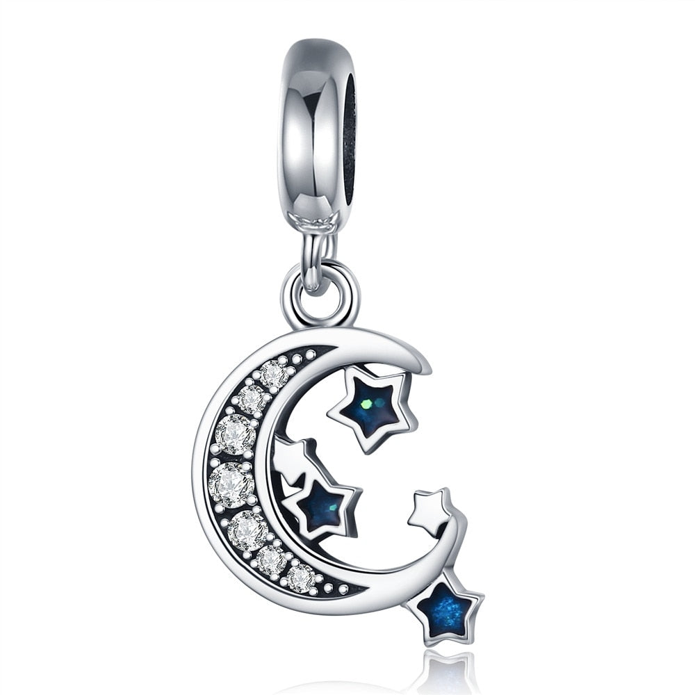 Mond mit Sternen - Charm