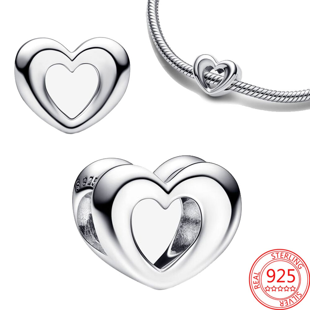Silver Heart - Charm