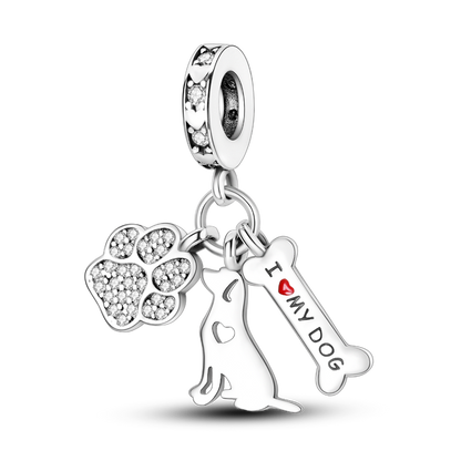 I love my Dog - Charm-Anhänger