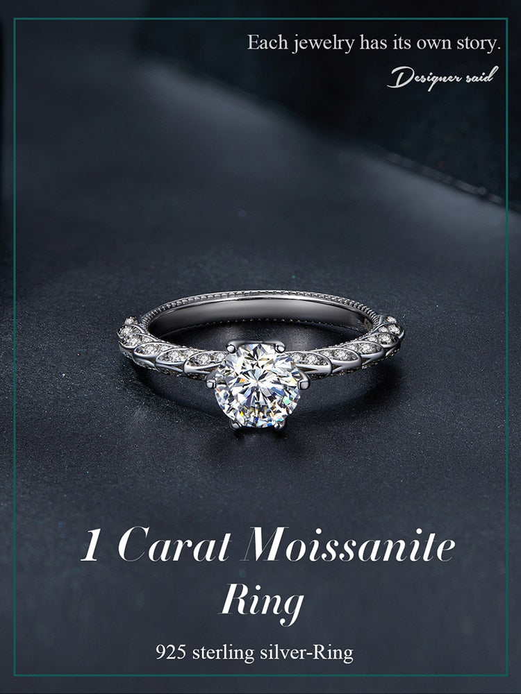 Shiny Luxury - Moissanite Ring