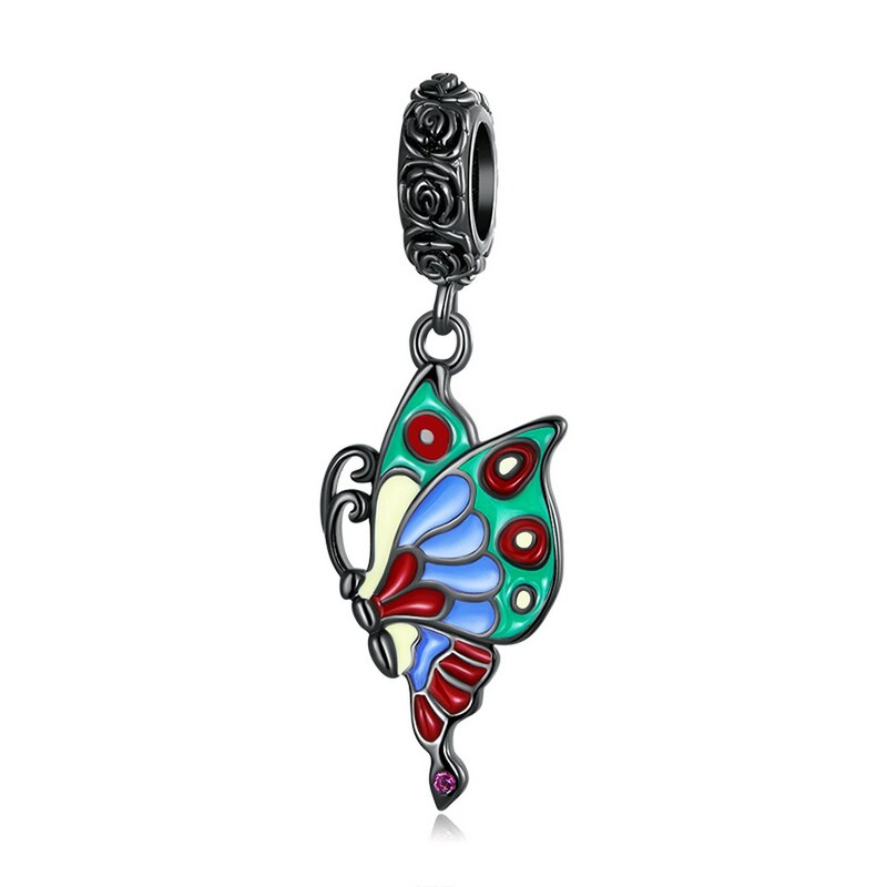 Black Butterfly Charm pendant – charming glamour