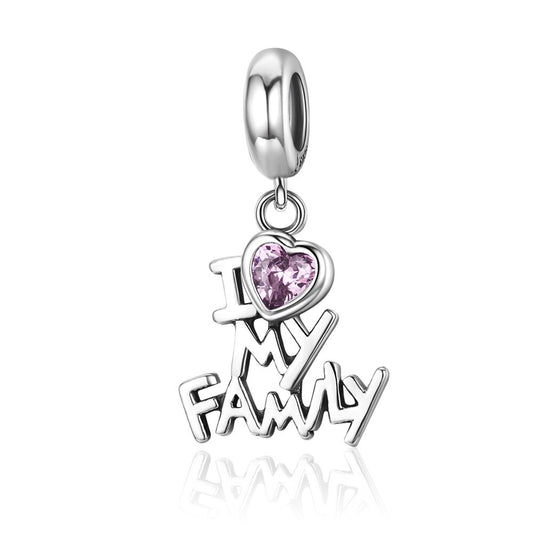 Ich liebe meine Familie - Charms-Anhänger