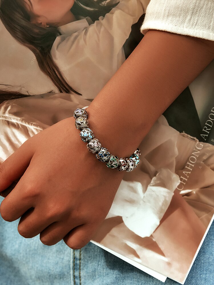 Geburtsstein Januar "unendliche Liebe" - Charm
