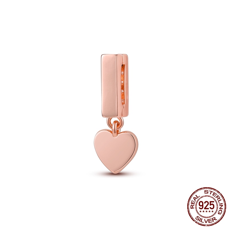 Herz Clip rosé - Stella-Charm