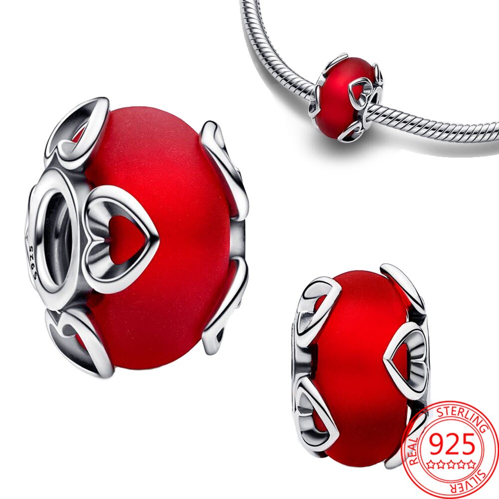 Rote Perle - Charm