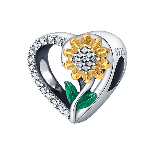 Herz Blume - Charm