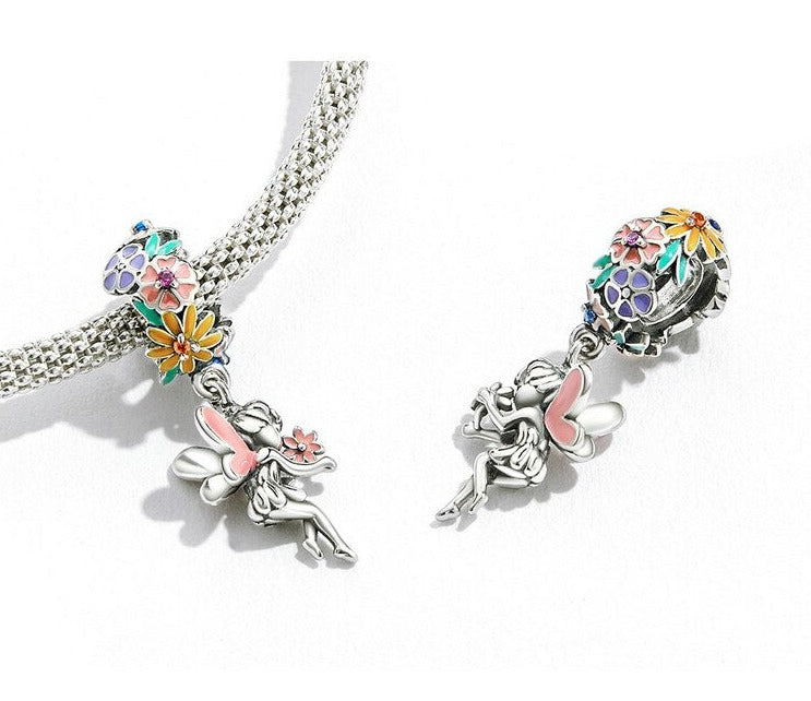 Blumen-Fee - Charm