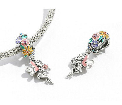 Blumen-Fee - Charm