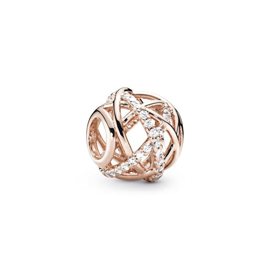 Glitzernde Linien rosé - Charm